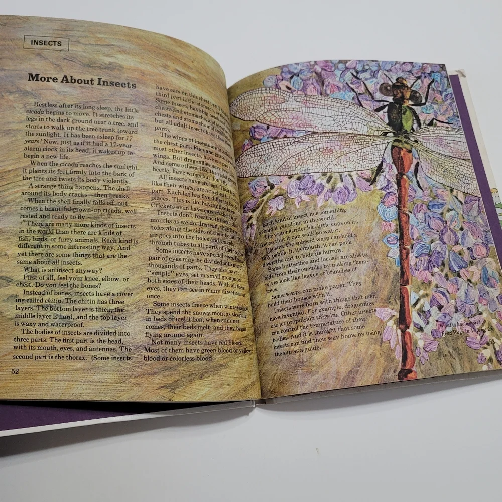Lot 3 The Young Childrens Encyclopedia Books Vtg 1970 Volumes 8-10 by Britannica